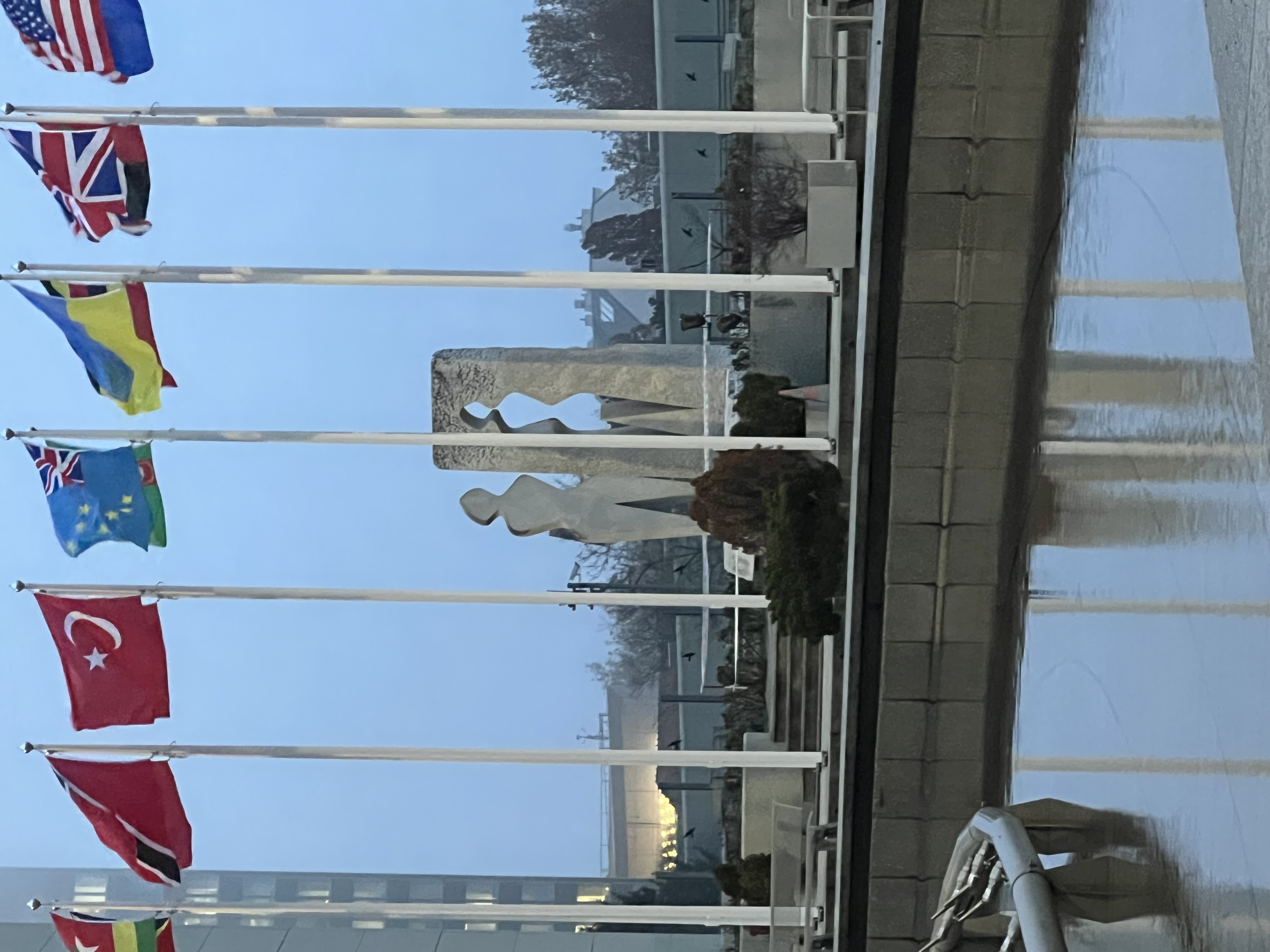 Monument at the Vienna International Centre